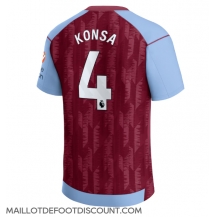 Maillot de football Réplique Aston Villa Ezri Konsa #4 Domicile 2023-24 Manche Courte