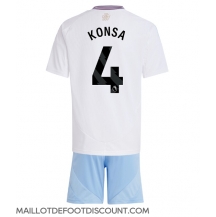 Maillot de football Réplique Aston Villa Ezri Konsa #4 Extérieur Enfant 2024-25 Manche Courte (+ Pantalon court)