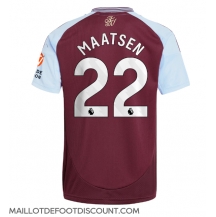 Maillot de football Réplique Aston Villa Ian Maatsen #22 Domicile 2024-25 Manche Courte