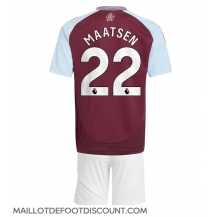 Maillot de football Réplique Aston Villa Ian Maatsen #22 Domicile Enfant 2024-25 Manche Courte (+ Pantalon court)