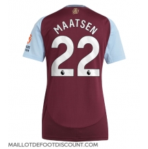 Maillot de football Réplique Aston Villa Ian Maatsen #22 Domicile Femme 2024-25 Manche Courte