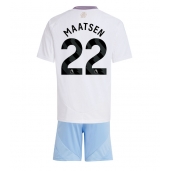 Maillot de football Réplique Aston Villa Ian Maatsen #22 Extérieur Enfant 2024-25 Manche Courte (+ Pantalon court)