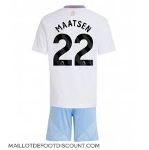 Maillot de football Réplique Aston Villa Ian Maatsen #22 Extérieur Enfant 2024-25 Manche Courte (+ Pantalon court)