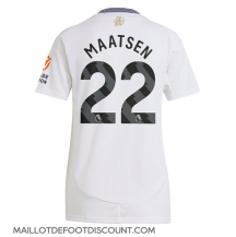 Maillot de football Réplique Aston Villa Ian Maatsen #22 Extérieur Femme 2024-25 Manche Courte