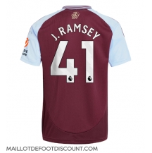 Maillot de football Réplique Aston Villa Jacob Ramsey #41 Domicile 2024-25 Manche Courte