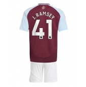 Maillot de football Réplique Aston Villa Jacob Ramsey #41 Domicile Enfant 2024-25 Manche Courte (+ Pantalon court)