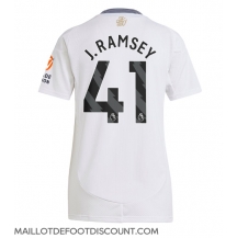 Maillot de football Réplique Aston Villa Jacob Ramsey #41 Extérieur Femme 2024-25 Manche Courte