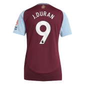 Maillot de football Réplique Aston Villa Jhon Duran #9 Domicile Femme 2024-25 Manche Courte