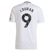 Maillot de football Réplique Aston Villa Jhon Duran #9 Extérieur 2024-25 Manche Courte