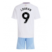 Maillot de football Réplique Aston Villa Jhon Duran #9 Extérieur Enfant 2024-25 Manche Courte (+ Pantalon court)