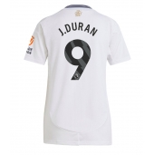 Maillot de football Réplique Aston Villa Jhon Duran #9 Extérieur Femme 2024-25 Manche Courte