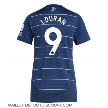 Maillot de football Réplique Aston Villa Jhon Duran #9 Troisième Femme 2024-25 Manche Courte