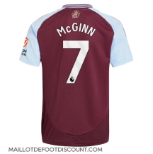 Maillot de football Réplique Aston Villa John McGinn #7 Domicile 2024-25 Manche Courte