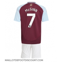 Maillot de football Réplique Aston Villa John McGinn #7 Domicile Enfant 2024-25 Manche Courte (+ Pantalon court)