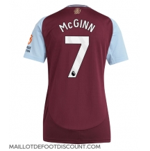 Maillot de football Réplique Aston Villa John McGinn #7 Domicile Femme 2024-25 Manche Courte