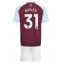 Maillot de football Réplique Aston Villa Leon Bailey #31 Domicile Enfant 2024-25 Manche Courte (+ Pantalon court)