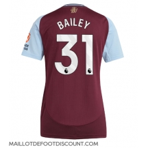 Maillot de football Réplique Aston Villa Leon Bailey #31 Domicile Femme 2024-25 Manche Courte