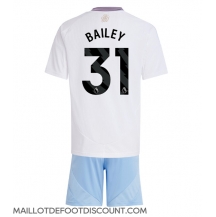 Maillot de football Réplique Aston Villa Leon Bailey #31 Extérieur Enfant 2024-25 Manche Courte (+ Pantalon court)