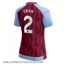 Maillot de football Réplique Aston Villa Matty Cash #2 Domicile Femme 2023-24 Manche Courte