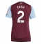 Maillot de football Réplique Aston Villa Matty Cash #2 Domicile Femme 2024-25 Manche Courte