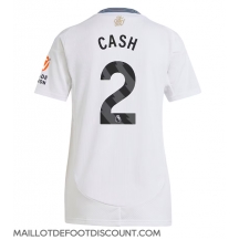 Maillot de football Réplique Aston Villa Matty Cash #2 Extérieur Femme 2024-25 Manche Courte