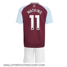 Maillot de football Réplique Aston Villa Ollie Watkins #11 Domicile Enfant 2024-25 Manche Courte (+ Pantalon court)