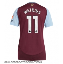 Maillot de football Réplique Aston Villa Ollie Watkins #11 Domicile Femme 2024-25 Manche Courte