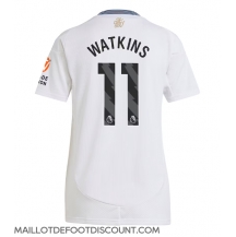 Maillot de football Réplique Aston Villa Ollie Watkins #11 Extérieur Femme 2024-25 Manche Courte