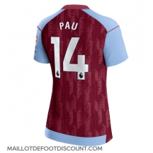 Maillot de football Réplique Aston Villa Pau Torres #14 Domicile Femme 2023-24 Manche Courte