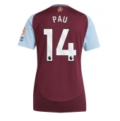 Maillot de football Réplique Aston Villa Pau Torres #14 Domicile Femme 2024-25 Manche Courte