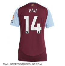 Maillot de football Réplique Aston Villa Pau Torres #14 Domicile Femme 2024-25 Manche Courte