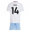 Maillot de football Réplique Aston Villa Pau Torres #14 Extérieur Enfant 2024-25 Manche Courte (+ Pantalon court)