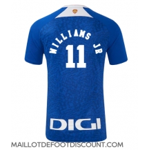 Maillot de football Réplique Athletic Bilbao Nico Williams #11 Extérieur 2024-25 Manche Courte