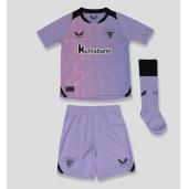 Maillot de football Réplique Athletic Bilbao Troisième Enfant 2024-25 Manche Courte (+ Pantalon court)