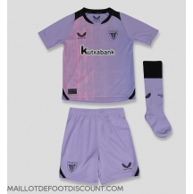 Maillot de football Réplique Athletic Bilbao Troisième Enfant 2024-25 Manche Courte (+ Pantalon court)