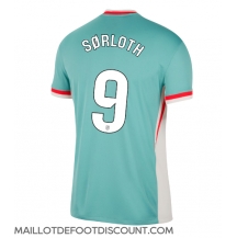 Maillot de football Réplique Atletico Madrid Alexander Sorloth #9 Extérieur 2024-25 Manche Courte