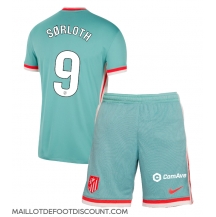 Maillot de football Réplique Atletico Madrid Alexander Sorloth #9 Extérieur Enfant 2024-25 Manche Courte (+ Pantalon court)