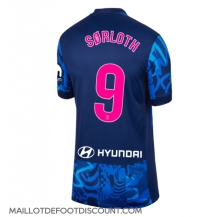 Maillot de football Réplique Atletico Madrid Alexander Sorloth #9 Troisième Femme 2024-25 Manche Courte