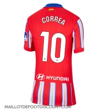 Maillot de football Réplique Atletico Madrid Angel Correa #10 Domicile Femme 2024-25 Manche Courte