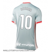 Maillot de football Réplique Atletico Madrid Angel Correa #10 Extérieur Femme 2024-25 Manche Courte