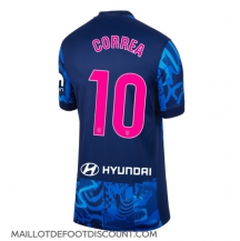 Maillot de football Réplique Atletico Madrid Angel Correa #10 Troisième Femme 2024-25 Manche Courte