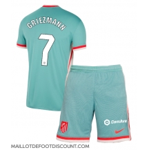 Maillot de football Réplique Atletico Madrid Antoine Griezmann #7 Extérieur Enfant 2024-25 Manche Courte (+ Pantalon court)