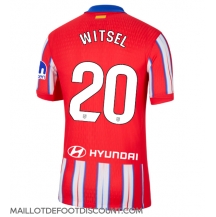 Maillot de football Réplique Atletico Madrid Axel Witsel #20 Domicile 2024-25 Manche Courte