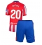 Maillot de football Réplique Atletico Madrid Axel Witsel #20 Domicile Enfant 2024-25 Manche Courte (+ Pantalon court)