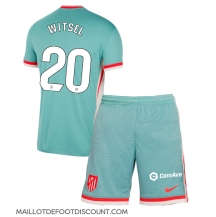 Maillot de football Réplique Atletico Madrid Axel Witsel #20 Extérieur Enfant 2024-25 Manche Courte (+ Pantalon court)