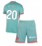 Maillot de football Réplique Atletico Madrid Axel Witsel #20 Extérieur Enfant 2024-25 Manche Courte (+ Pantalon court)