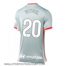 Maillot de football Réplique Atletico Madrid Axel Witsel #20 Extérieur Femme 2024-25 Manche Courte