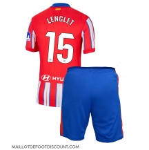 Maillot de football Réplique Atletico Madrid Clement Lenglet #15 Domicile Enfant 2024-25 Manche Courte (+ Pantalon court)