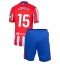 Maillot de football Réplique Atletico Madrid Clement Lenglet #15 Domicile Enfant 2024-25 Manche Courte (+ Pantalon court)