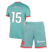 Maillot de football Réplique Atletico Madrid Clement Lenglet #15 Extérieur Enfant 2024-25 Manche Courte (+ Pantalon court)